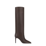 Paris Texas Stiletto 85 Boots in Ebano Leather