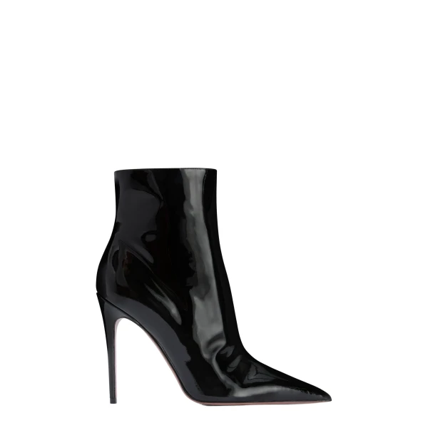 Paris Texas Vera 105 Ankle Boots in Black Patent Leather
