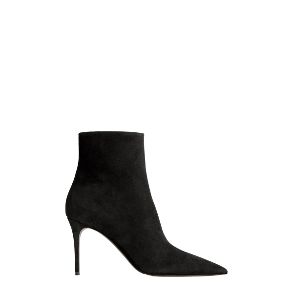 Paris Texas Vera 85 Ankle Boots in Black Suede PX1860XSA04