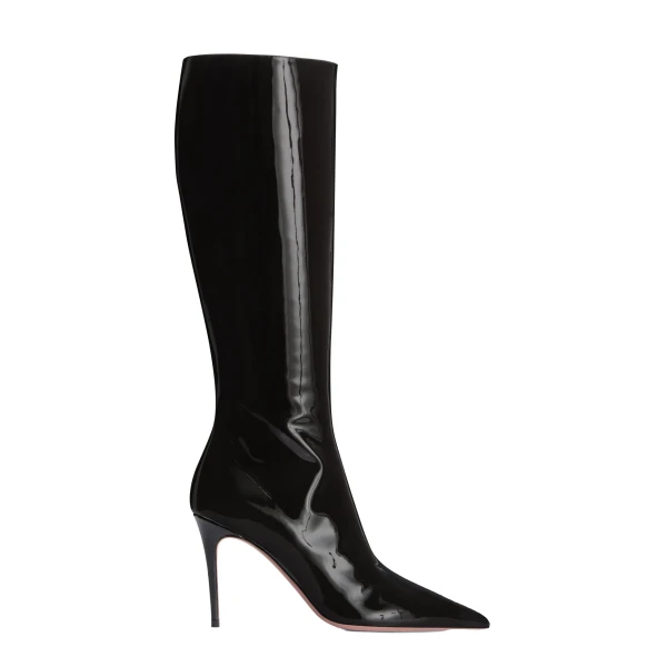 Paris Texas Vera 85 Boots in Black Patent Leather