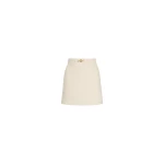 Patou A-line mini skirt in Natural denim