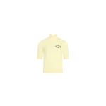 Patou Blended cotton short sleeve sweater in Limelight