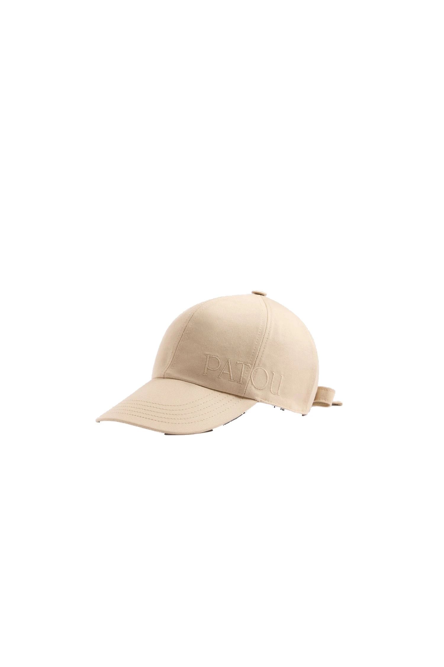 Patou Bow cap in Winter Wheat organic cotton | Accessories | Coveti Patou Bow cap in Winter Wheat organic cotton
