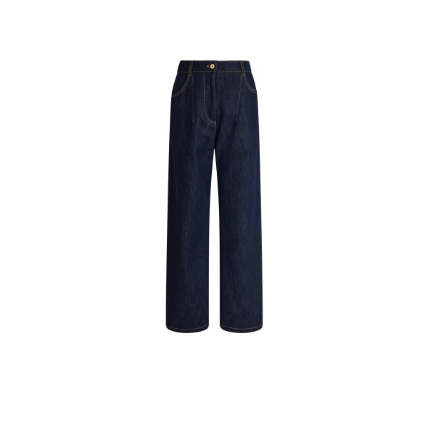 Patou Boyfriend denim trousers in Moonrise Rodeo cotton