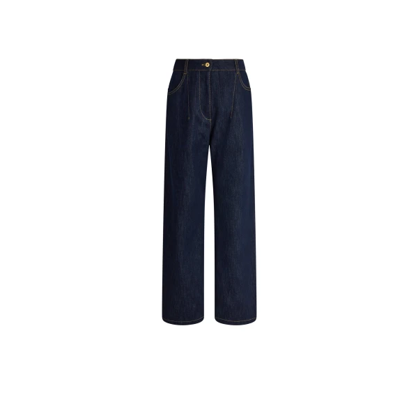 Patou Boyfriend denim trousers in Moonrise Rodeo cotton