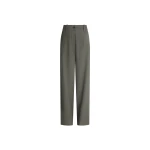 Patou Boyfriend trousers in Ivy Green responsible wool