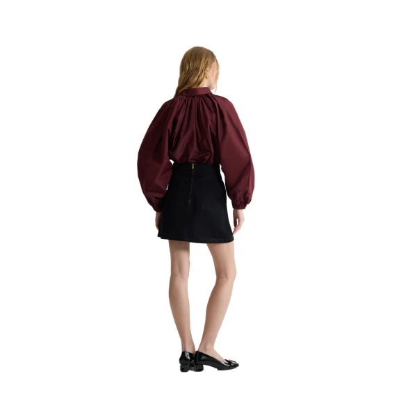 Bubble blouse in Vignola recycled faille - Image 3