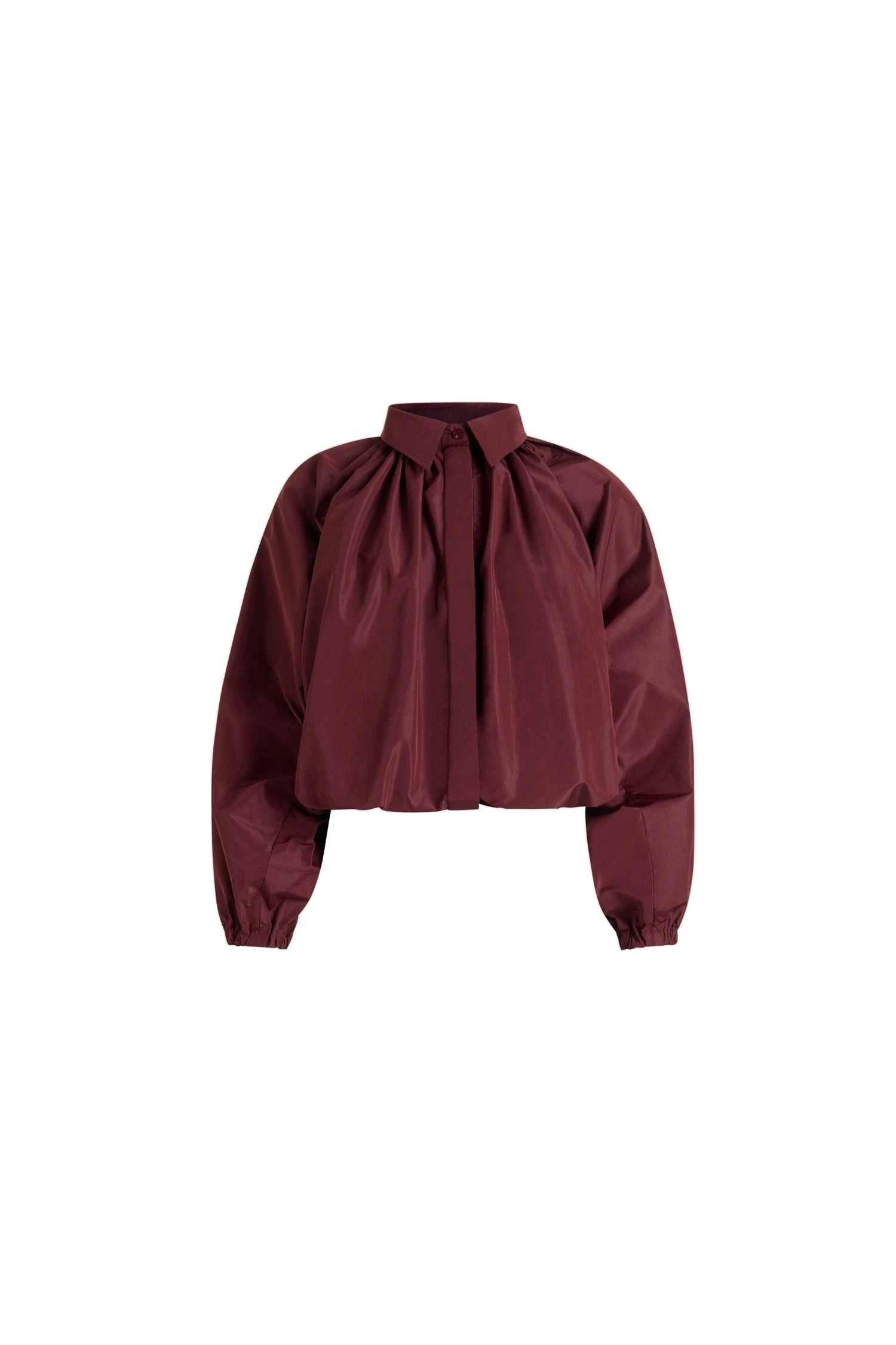 Patou Bubble blouse in Vignola recycled faille | Tops | Coveti Patou Bubble blouse in Vignola recycled faille