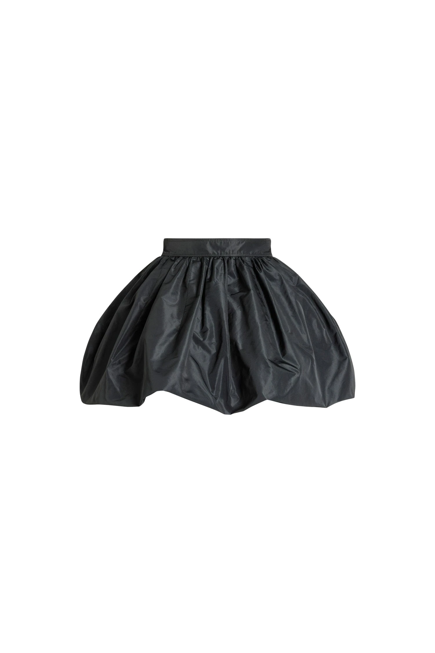 Patou Bubble mini skirt in Black recycled faille | Skirts | Coveti Patou Bubble mini skirt in Black recycled faille