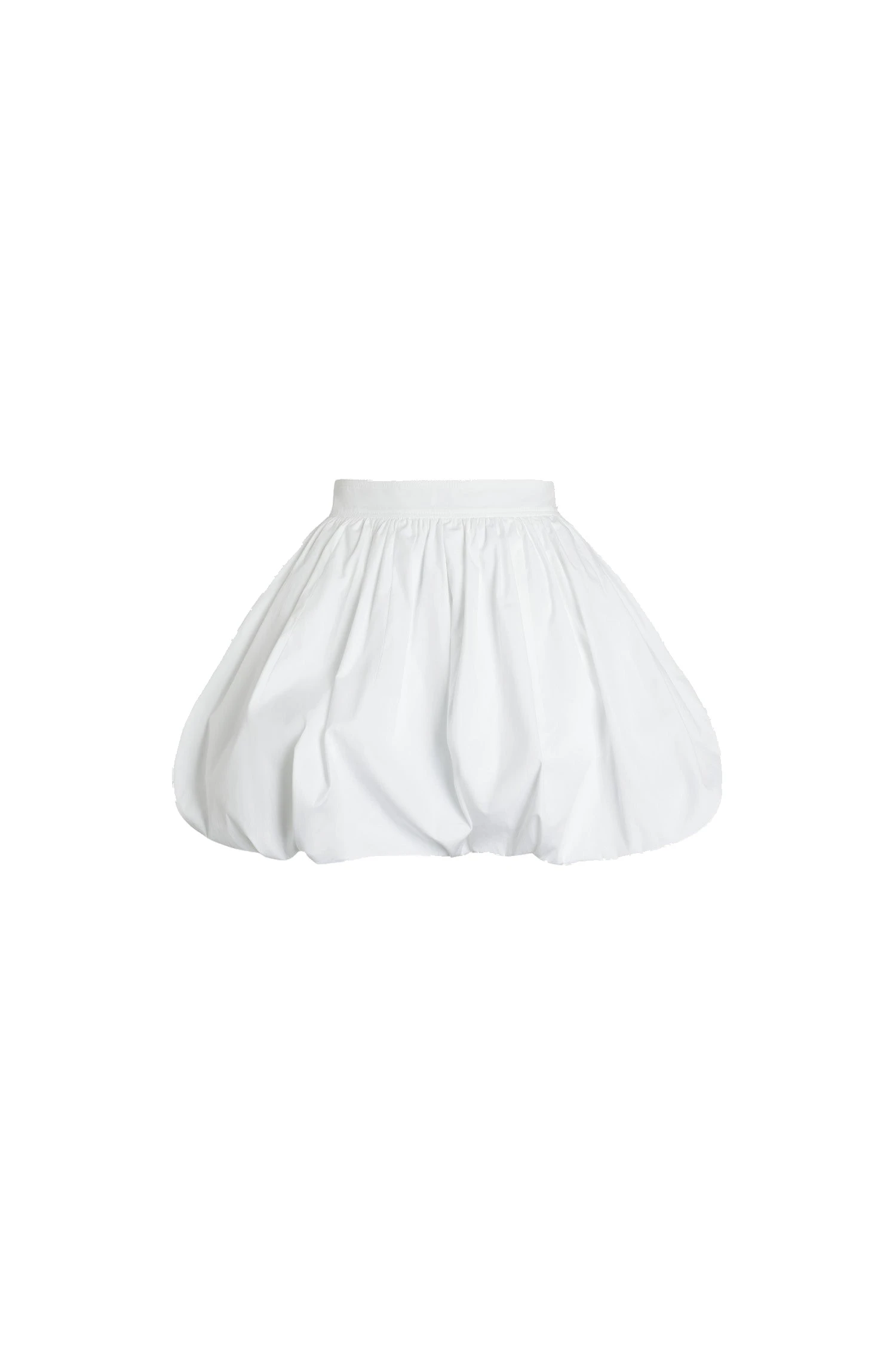 Patou Bubble mini skirt in White organic cotton | Skirts | Coveti Patou Bubble mini skirt in White organic cotton