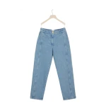 Patou Cargo trousers in Ice Blue organic cotton denim