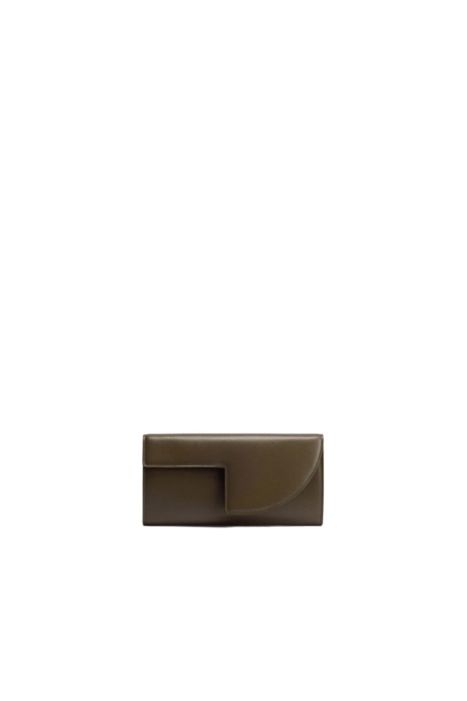 Chain Patou clutch in leather | Buy Designer Bags at Coveti Patou Chain Patou clutch in Winter Moss leather