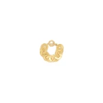 Patou Coin bracelet in gold-plated brass