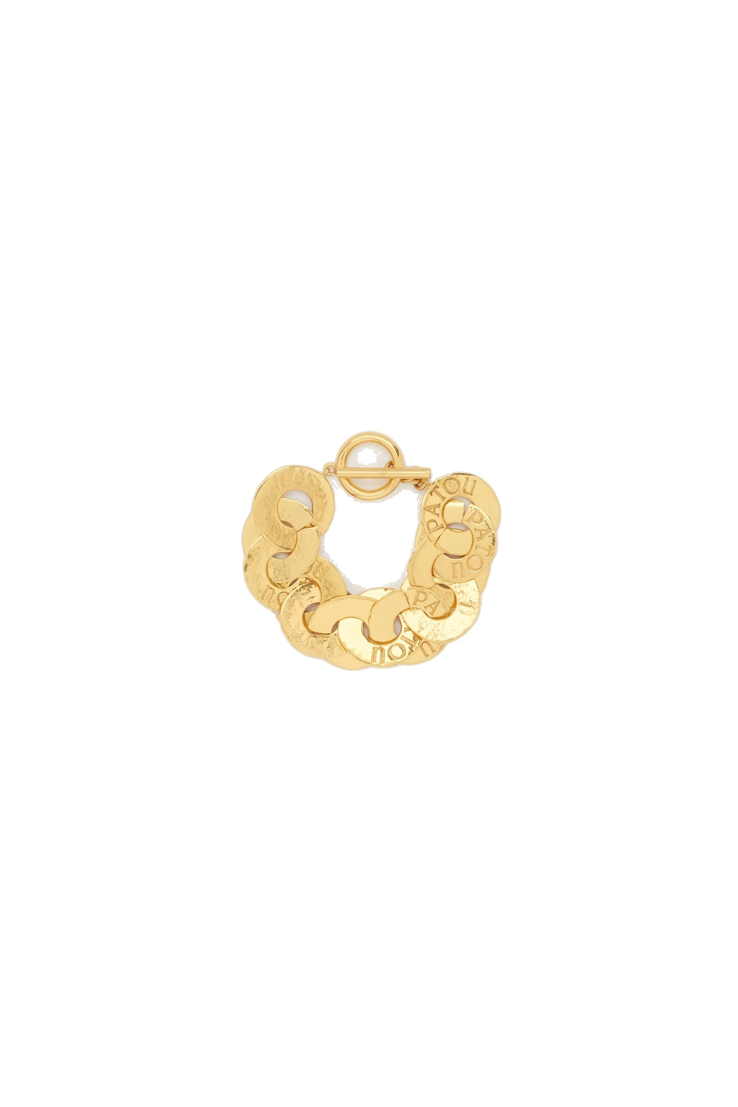 Patou Coin bracelet in gold-plated brass | Jewelry | Coveti Patou Coin bracelet in gold-plated brass