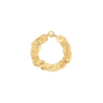 Patou Coin choker in gold-plated brass