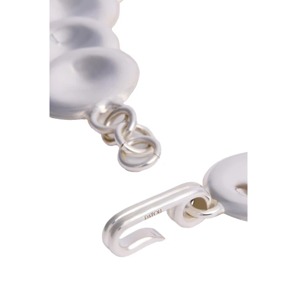 Disc short PM choker necklace in Silver - Image 2