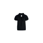 Patou Drawstring t-shirt in Black organic cotton
