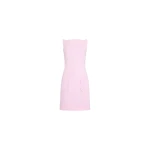 Patou Eco-friendly blended wool strapless sheath dress in Orchid Ice