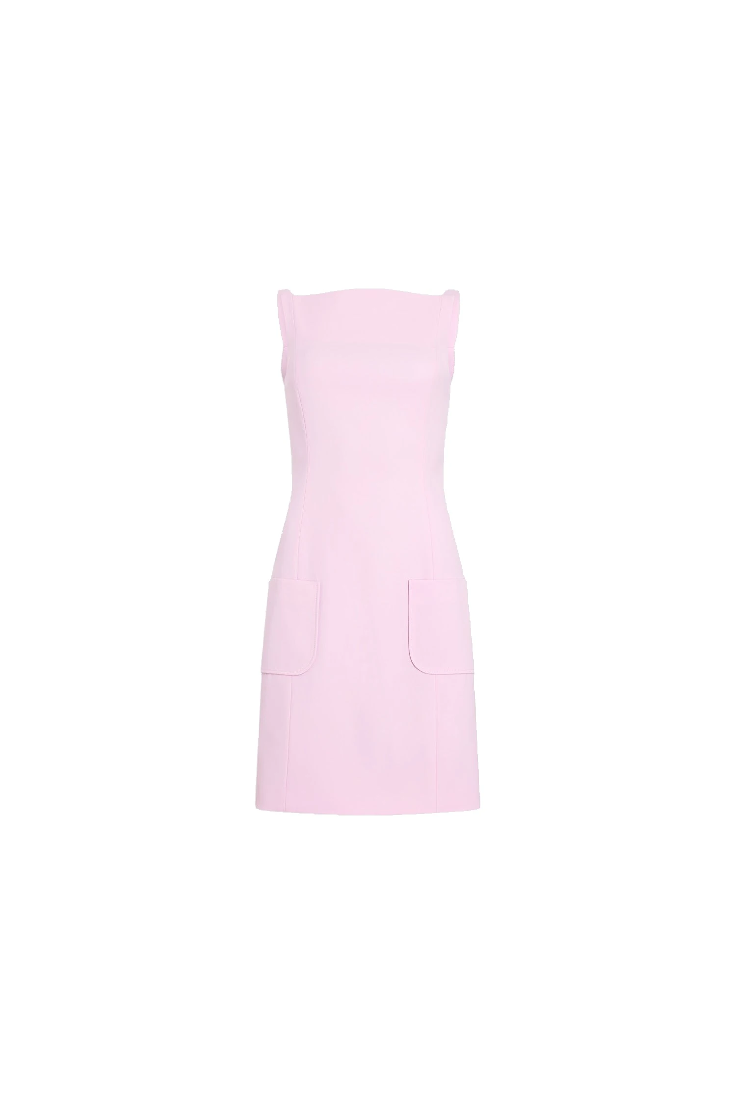 Patou Eco-friendly blended wool strapless sheath dress | Coveti Patou Eco-friendly blended wool strapless sheath dress in Orchid Ice