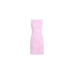 Patou Eco-friendly cotton blend midi sheath dress in Pink Parfait