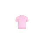 Patou Eco-friendly cotton blend polka dot t-shirt in Candy Pink Polka Dots