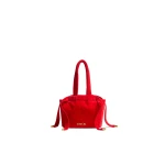 Patou Evening pouch in Red cotton velvet
