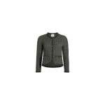 Patou Fitted jacket in Graphite alpaca and organic wool
