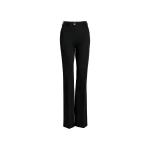 Patou Flared trousers in Black organic cotton