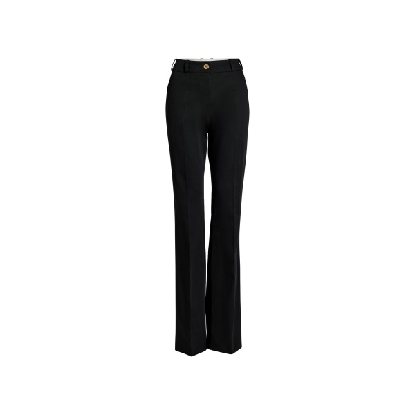 Patou Flared trousers in Black organic cotton