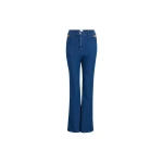 Patou Flared trousers in Stonewash organic cotton denim