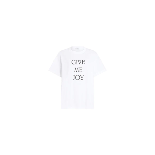 Patou Give Me Joy t-shirt in White organic cotton