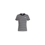 Patou Hôtel du Cap-Eden-Roc cotton ribbed striped T-shirt in Black White Stripes