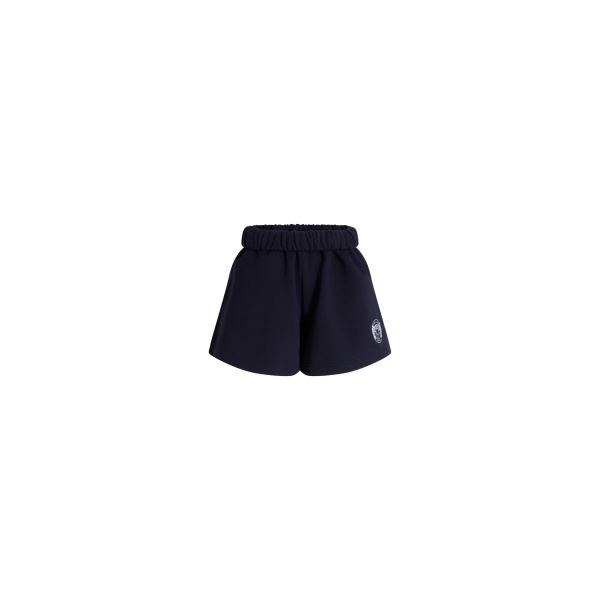 Patou Hôtel du Cap-Eden-Roc jersey shorts in Deep Sea Blue organic cotton