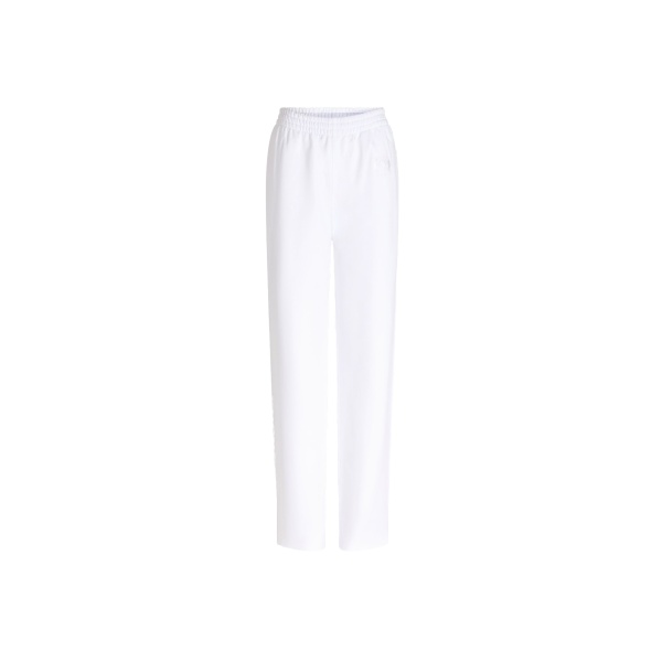Patou Hôtel du Cap-Eden-Roc organic cotton elasticated waist trousers in White