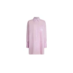 Patou Hôtel du Cap-Eden-Roc oversized beach shirt in Eden Beach Stripes blended lyocell and silk