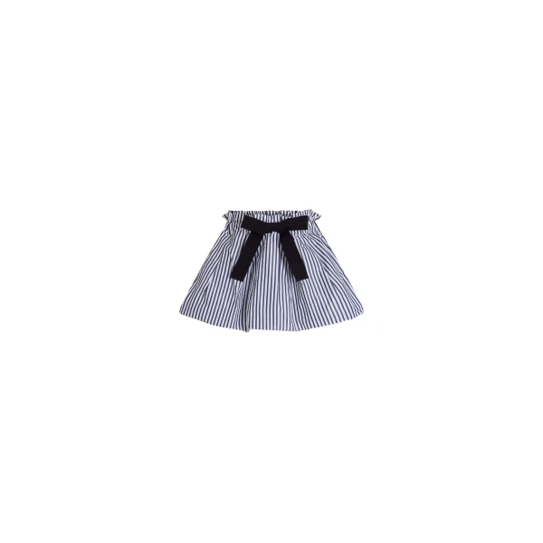 Hôtel du Cap-Eden-Roc recycled faille bloomer skirt in Offshore Stripes