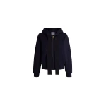 Patou Hôtel du Cap-Eden-Roc zipped hoodie in Deep Sea Blue organic cotton