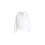 Patou Hôtel du Cap-Eden-Roc zipped hoodie in White organic cotton