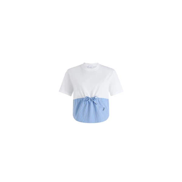 Patou Hybrid t-shirt in White organic cotton