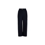 Patou Iconic cashmere and wool trousers in Navy