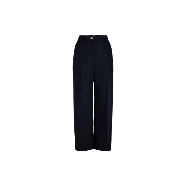 Iconic cashmere and wool trousers in Navy
