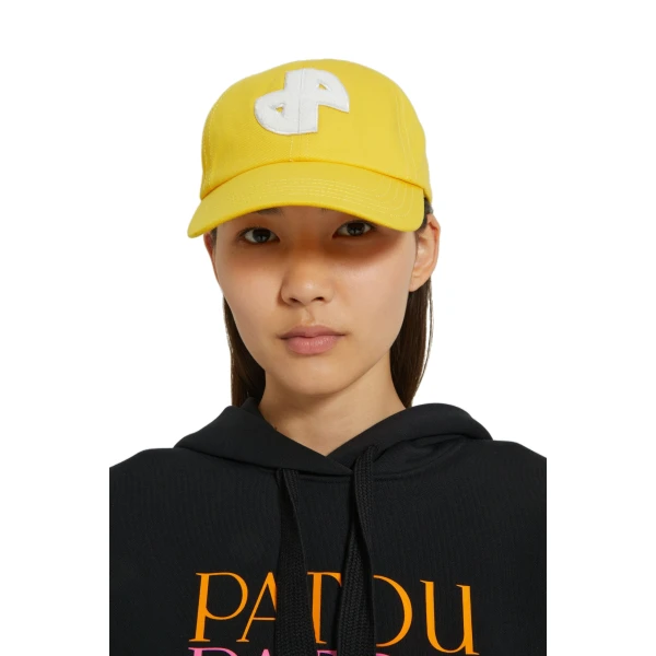 Patou JP cap in Yellow cotton