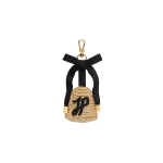 Patou Keyholder in Vanilla raffia