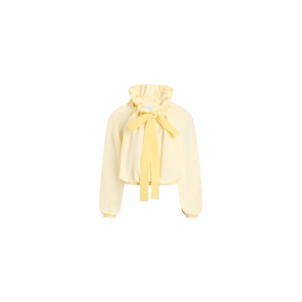 Patou La Patou Blouse in Citrus Blossom recycled faille