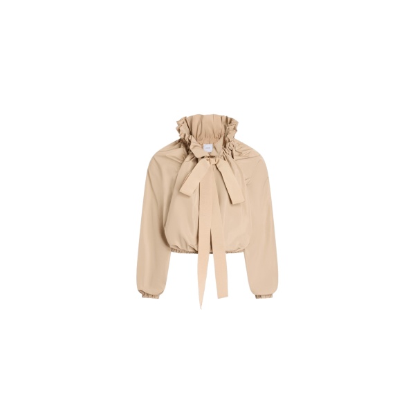 Patou La Patou Blouse in Dune recycled faille
