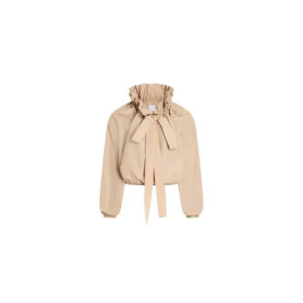 Patou La Patou Blouse in Dune recycled faille