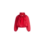 Patou La Patou Blouse in Lipstick Red recycled faille