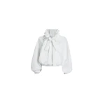 Patou La Patou Blouse in White organic cotton poplin