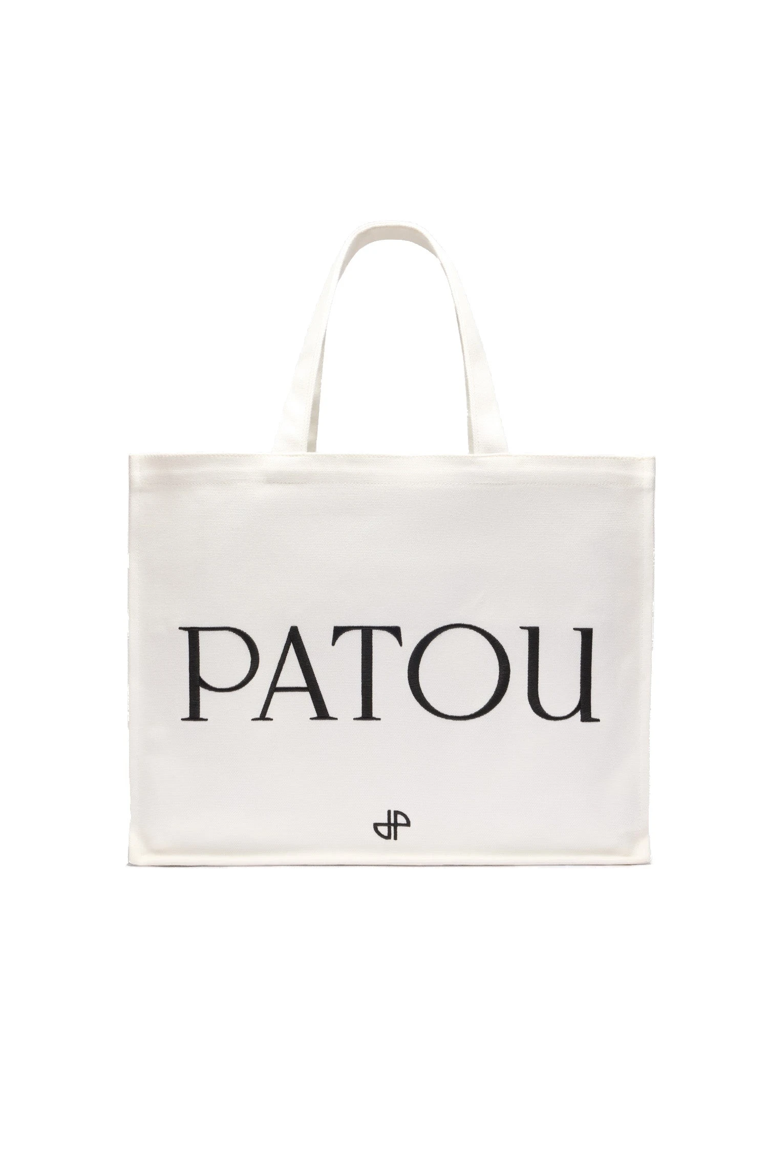 Large Patou tote in cotton canvas | Buy Designer Bags at Coveti Patou Large Patou tote in White cotton canvas
