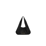 Patou Le Biscuit bag in Black satin